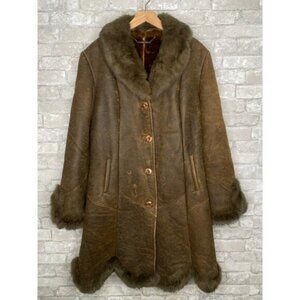Knoles & Carter Size Xl Brown Coat